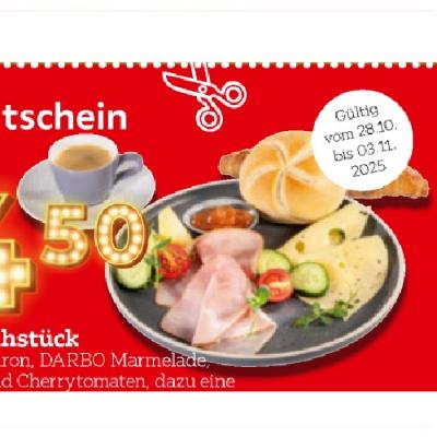 XXXLutz Frühstück je 4.50€ XXXLutz