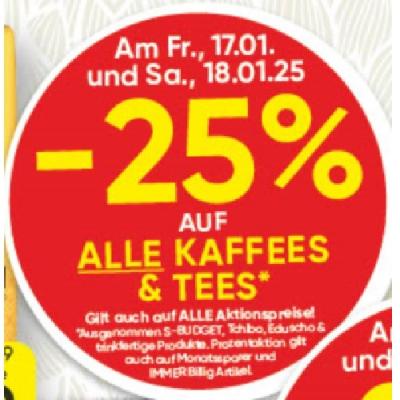 Bild von -25% AUF ALLE KAFFEES & TEES SPAR Gourmet
