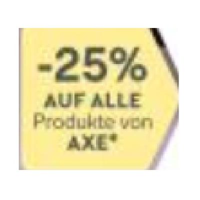-25% AUF ALLE Produkte von AXE BIPA