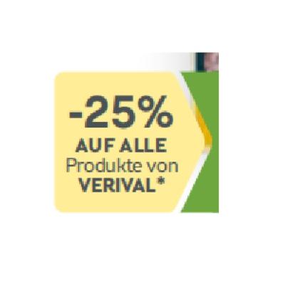 Promotion Bild von -25% AUF ALLE Produkte von VERIVAL BIPA