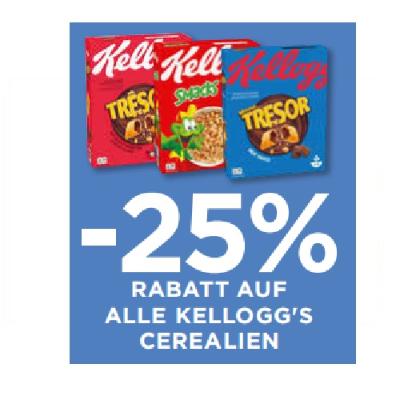 Promotion Bild von -25% RABATT AUF ALLE KELLOGG'S CEREALIEN Unimarkt