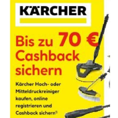 Promotion Bild von Bis zu 70 € Cashback sichern Kärcher Hoch- oder Mitteldruckreiniger kaufen, online registrieren und Caschback sichern HELLWEG
