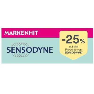Markenhit: -25% auf alle Produkte von SENSODYNE BIPA