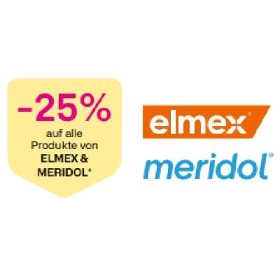-25% auf alle Produkte von ELMEX & MERIDOL BIPA