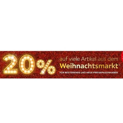 20% auf viele Artikel aus dem Weihnachtsmarkt XXXLutz