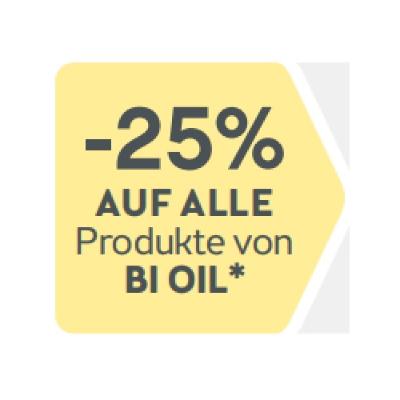 -25% AUF ALLE Produkte von BI OIL BIPA