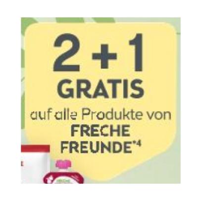 Promotion Bild von 2+1 GRATIS auf alle Produkte von FRECHE FREUNDE BIPA