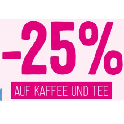 Promotion Bild von -25% AUF KAFFEE UND TEE Sutterlüty
