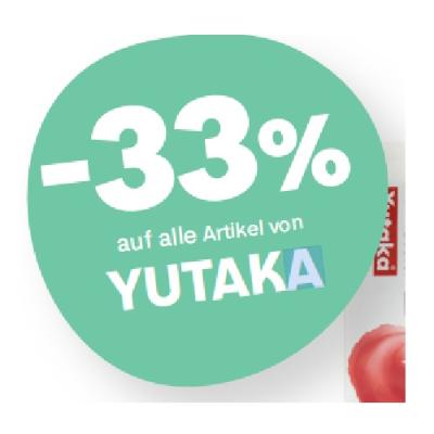 -33% auf alle Artikel von YUTAKA MPREIS