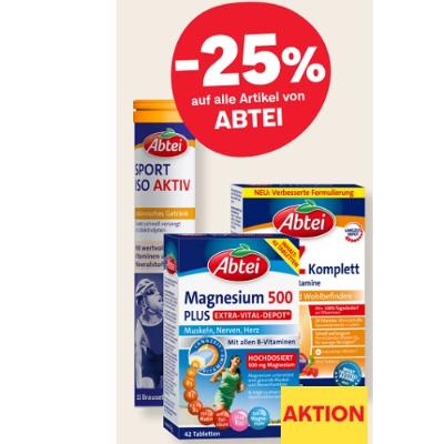 Bild von -25% auf alle Artikel von ABTEI MPREIS