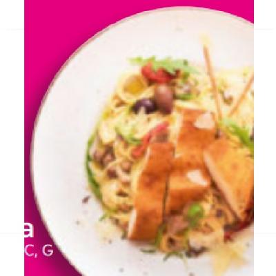 Spaghetti Funghi a Cotoletta je 8€ mömax