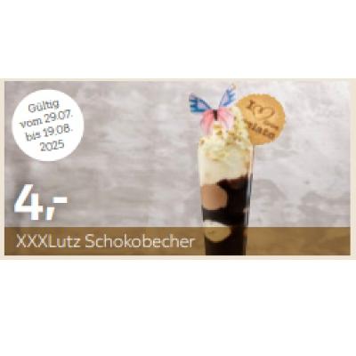 Promotion Bild von XXXLutz Schokobecher je 4,- € XXXLutz