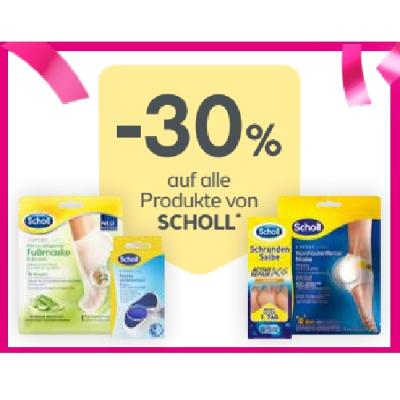 Promotion Bild von -30% auf alle Produkte von SCHOLL BIPA