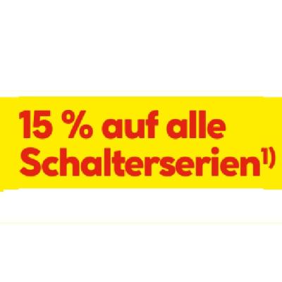 15% auf alle Schalterserien HELLWEG