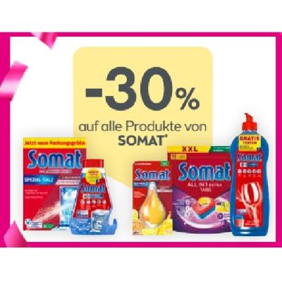 Promotion Bild von -30% auf alle Produkte von SOMAT BIPA