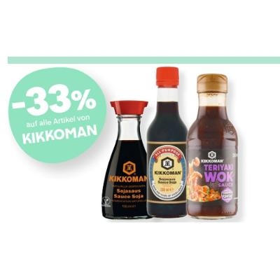 -33% auf alle Artikel von KIKKOMAN MPREIS