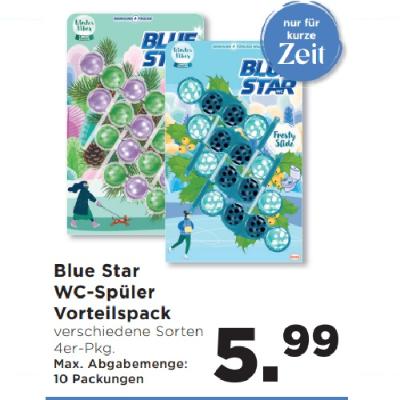 Promotion Bild von Blue Star WC-Spüler Vorteilspack verschiedene Sorten je 5.99€ Unimarkt