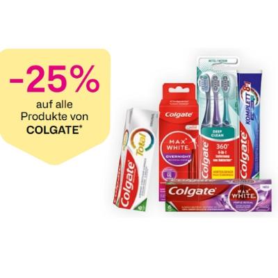 -25% auf alle Produkte von COLGATE BIPA