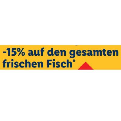 -15% auf den gesamten frischen Fisch Lidl