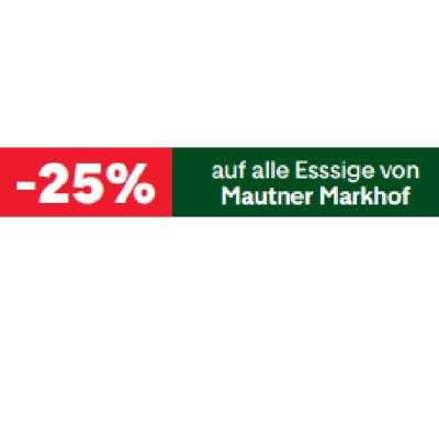 Promotion Bild von -25% auf alle Esssige von Mautner Markhof MPREIS