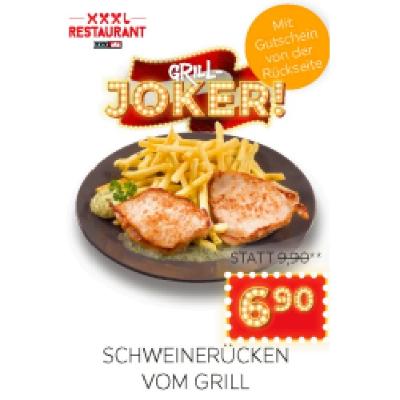 Schweinerücken vom Grill je 6,90 € XXXLutz