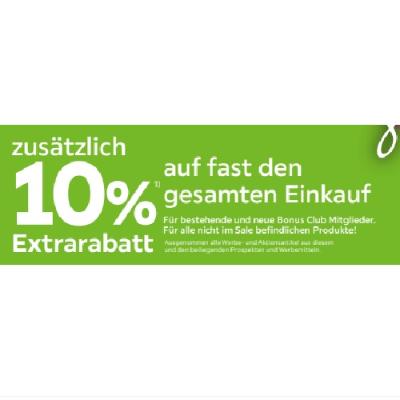 zusätzlich 10% Extrarabatt auf fast den gesamten Einkauf mömax