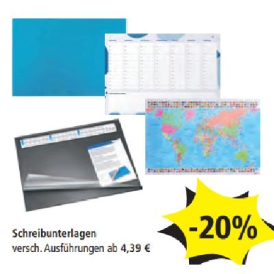 Schreibunterlagen -20% PAGRO & LIBRO