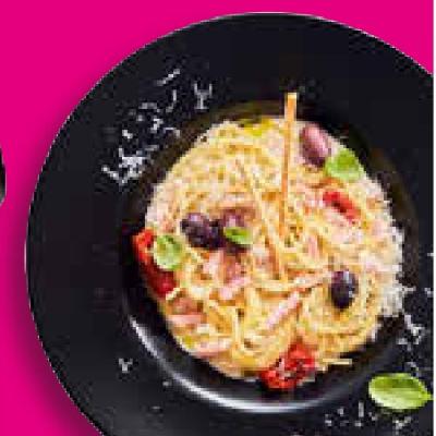 Spaghetti Carbonara je 5€ mömax