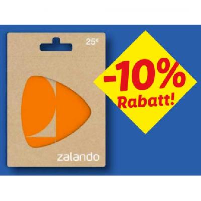 10% Rabatt beim Kauf von Zalando Geschenkkarten Lidl