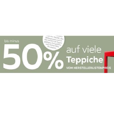 Promotion Bild von bis minus 50% auf viele Teppiche VOM HERSTELLERLISTENPREIS XXXLutz