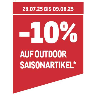 Promotion Bild von -10% auf Outdoor Saisonartikel* nur gültig Abholmarkt METRO Dornbirn