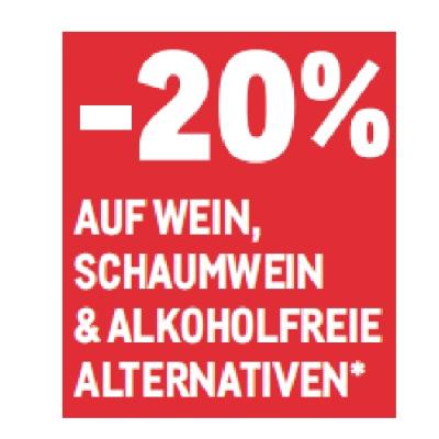 -20% AUF WEIN, SCHAUMWEIN & ALKOHOLFREIE ALTERNATIVEN METRO