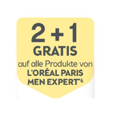 2+1 GRATIS auf alle Produkte von L’ORÉAL PARIS MEN EXPERT BIPA