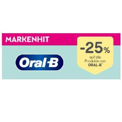 Promotion Bild von -25% auf alle Produkte von ORAL-B BIPA