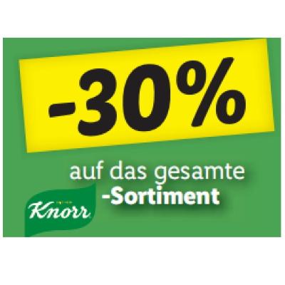 Promotion Bild von -30% auf das gesamte Knorr-Sortiment Lidl