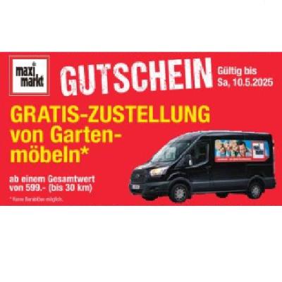 GRATIS-ZUSTELLUNG von Gartenmöbeln Maximarkt