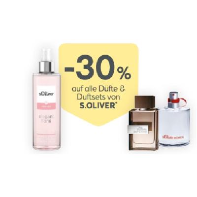 Promotion Bild von -30% auf alle Düfte & Duftsets von S.OLIVER BIPA