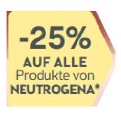 -25% AUF ALLE Produkte von NEUTROGENA BIPA