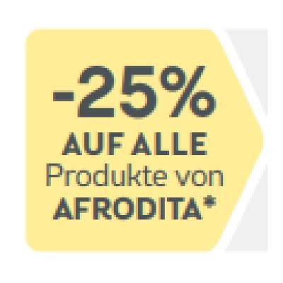 Promotion Bild von -25% auf alle Produkte von Afrodita BIPA