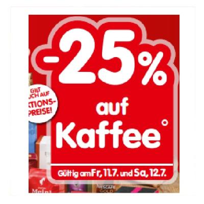 Promotion Bild von -25% auf Kaffee INTERSPAR