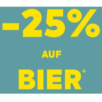 -25% AUF BIER BILLA PLUS