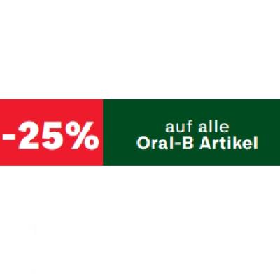 Promotion Bild von -25% auf alle Oral-B Artikel MPREIS