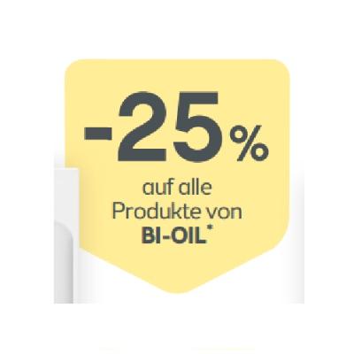 -25% auf alle Produkte von BI-OIL BIPA