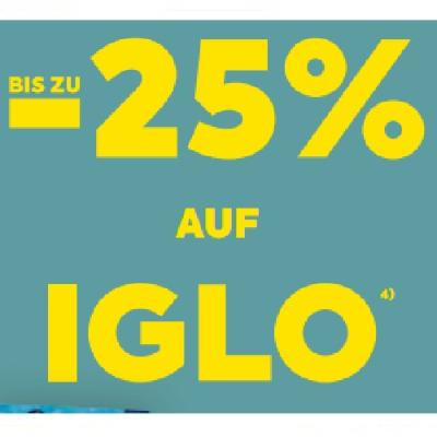 BIS ZU -25% AUF IGLO BILLA PLUS