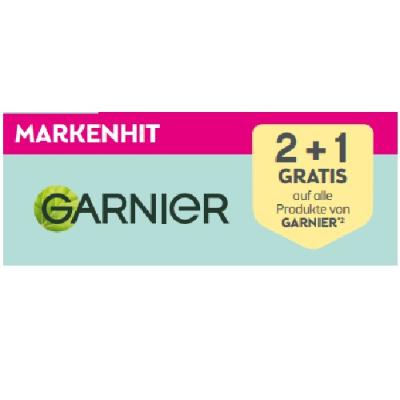 Markenhit: 2+1 GRATIS auf alle Produkte von GARNIER BIPA