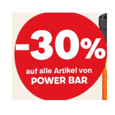-30% auf alle Artikel von POWER BAR MPREIS