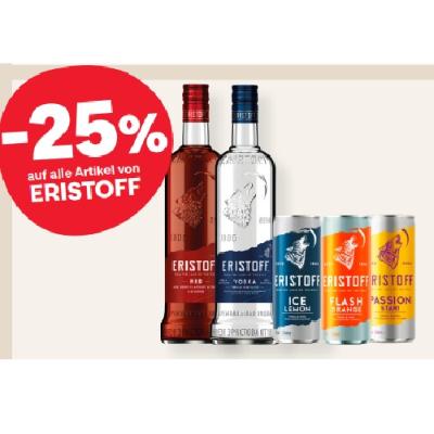 -25% auf alle Artikel von ERISTOFF MPREIS