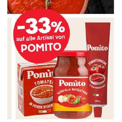 -33% auf alle Artikel von POMITO MPREIS