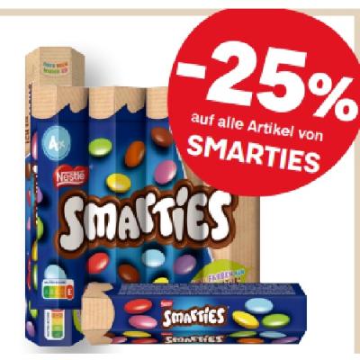-25% auf alle Artikel von SMARTIES MPREIS
