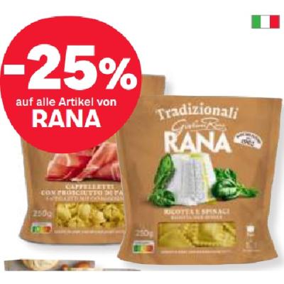 -25% auf alle Artikel von RANA MPREIS